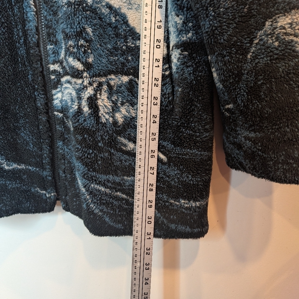 Vintage Country Comfort Wolf Mountain Sherpa Zip Hoodie XL - Picture 11 of 12